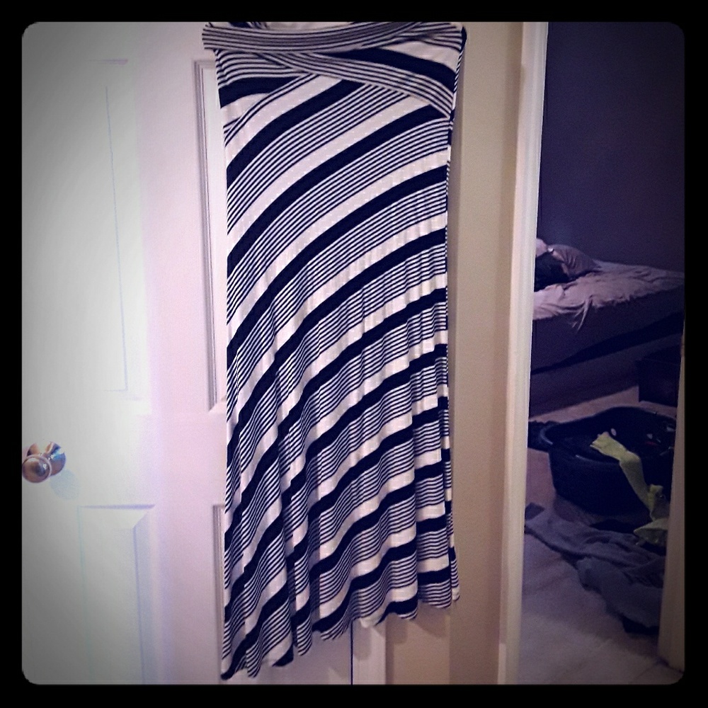 Black and white skirt